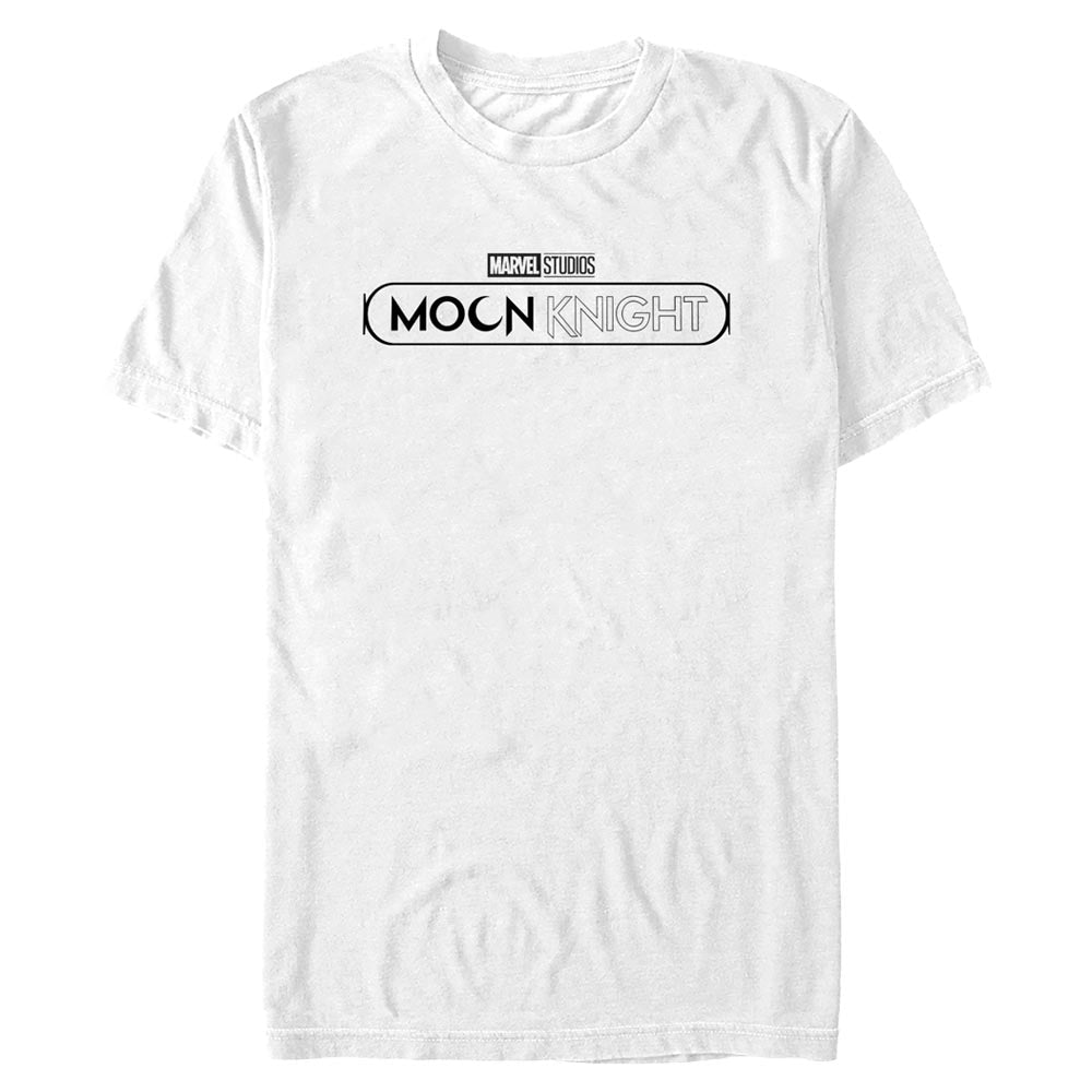 Marvel Moon Knight Black Logo Mens T Shirt