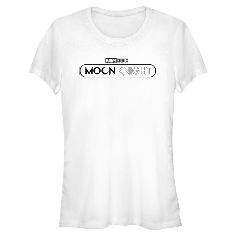 Marvel Moon Knight Black Logo Juniors T Shirt