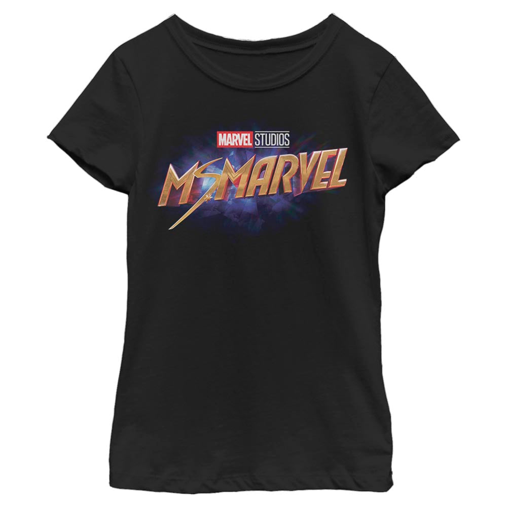 Marvel Ms Logo Girls Kids T Shirt