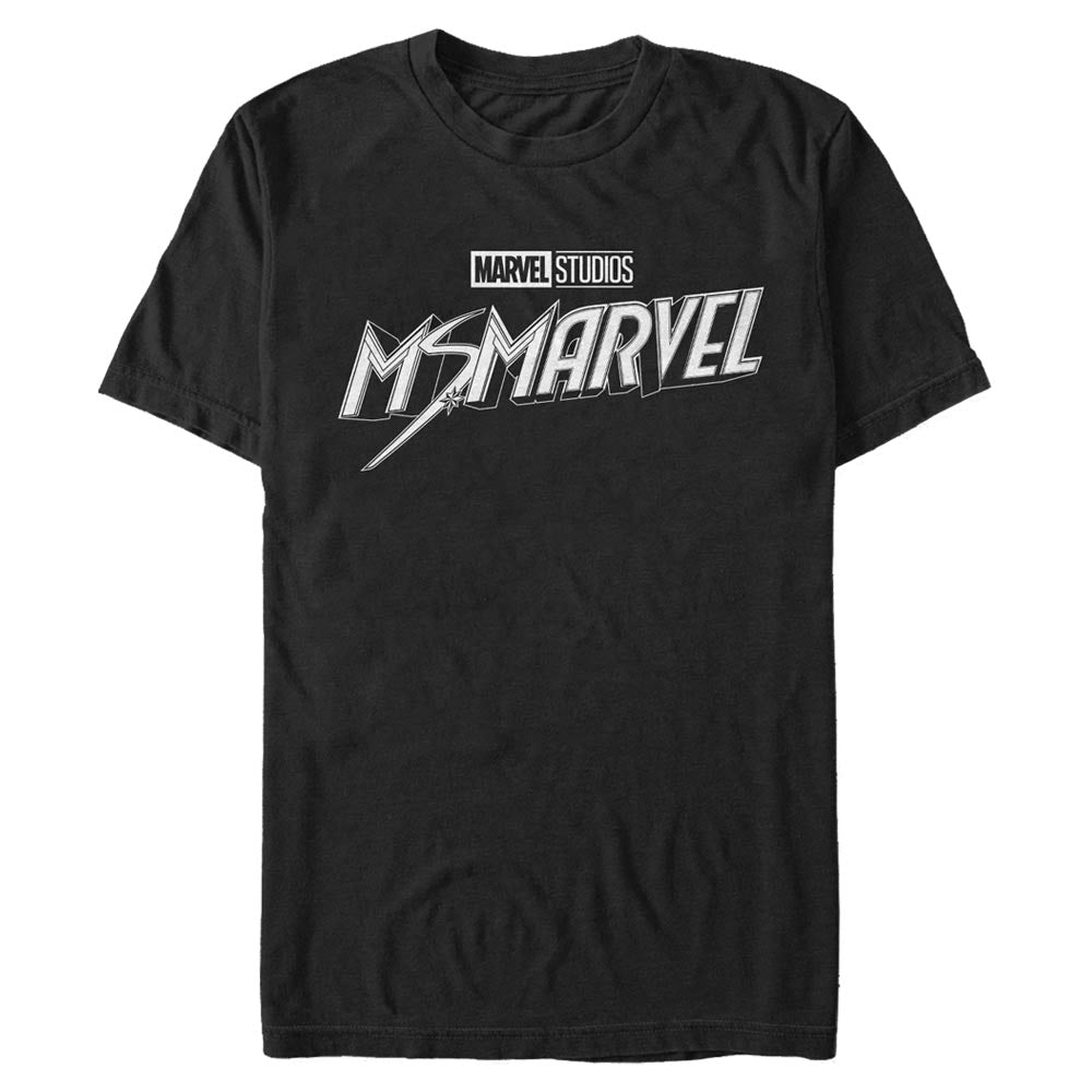 Marvel Black and White Mens T Shirt