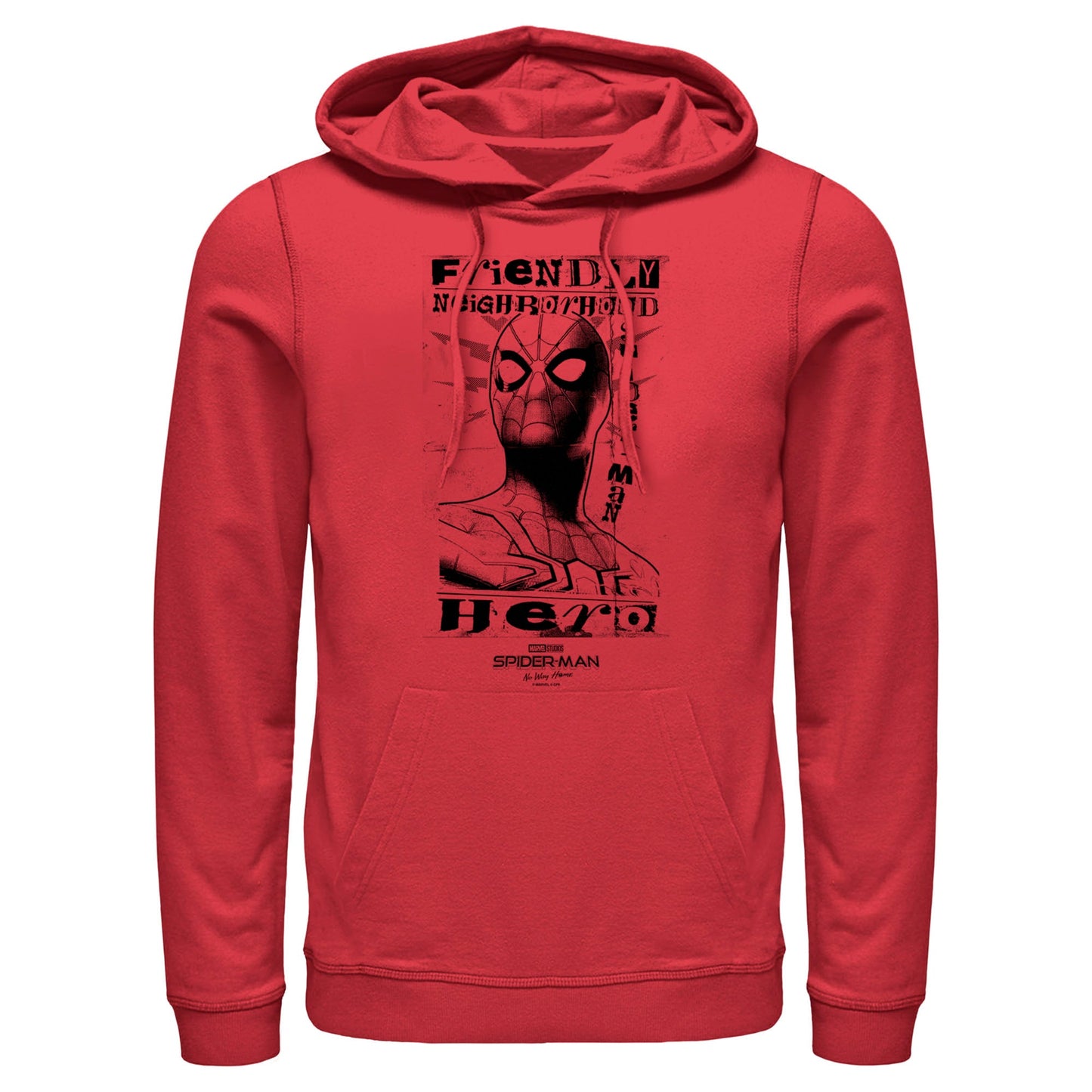 Marvel Friendly Hero Lightweight Mens Hoodie