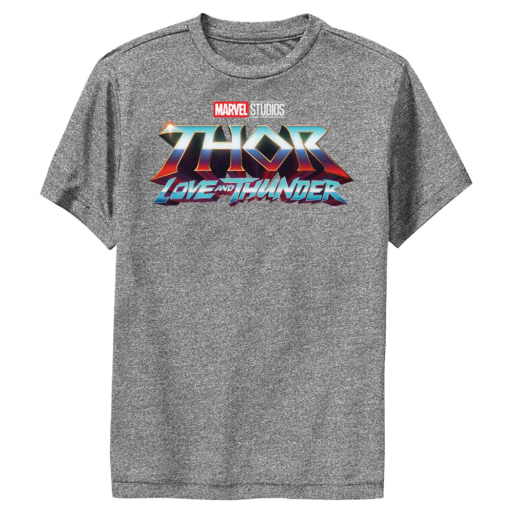 Marvel Thunder Logo Boys Kids T Shirt