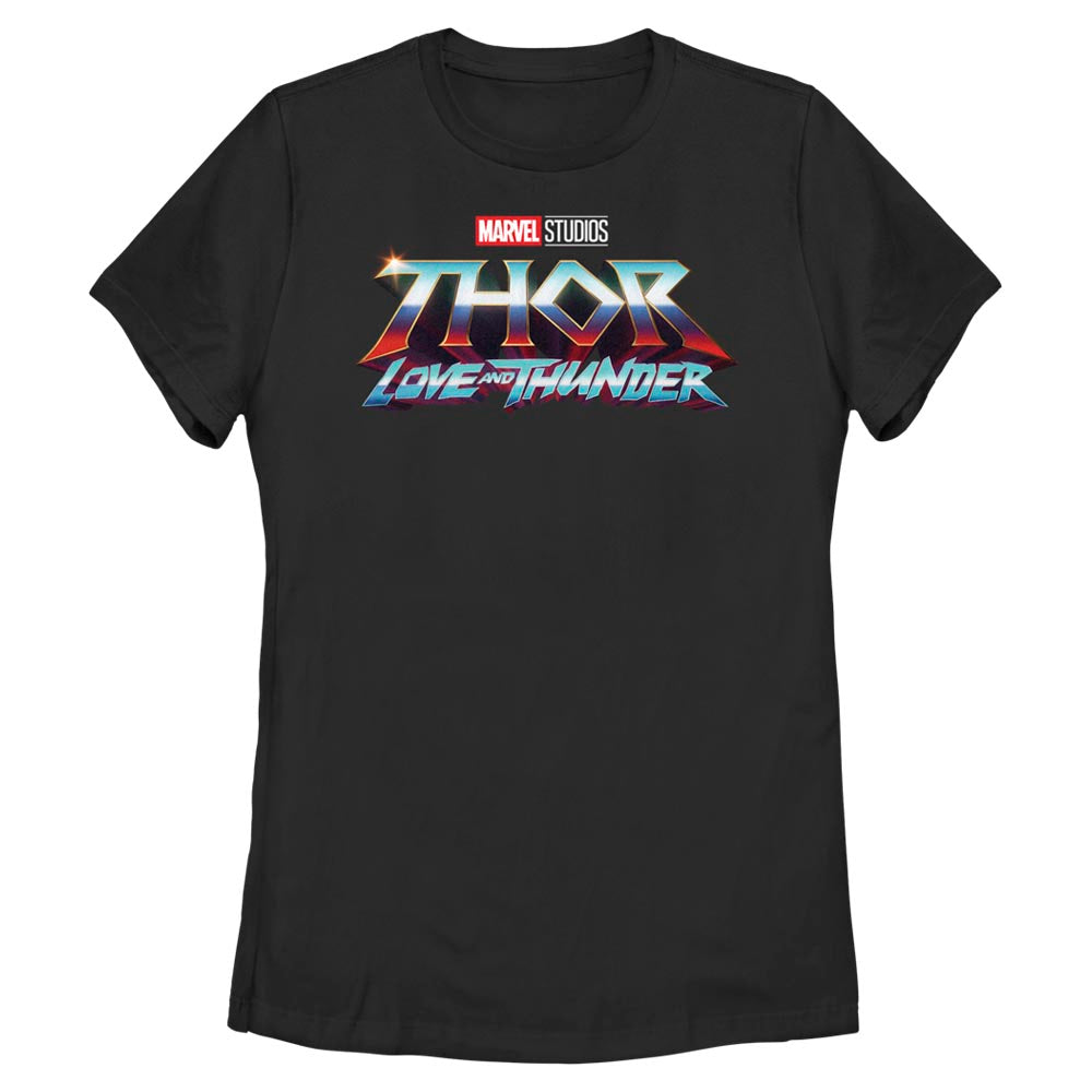 Marvel Thunder Logo Womens T Shirt