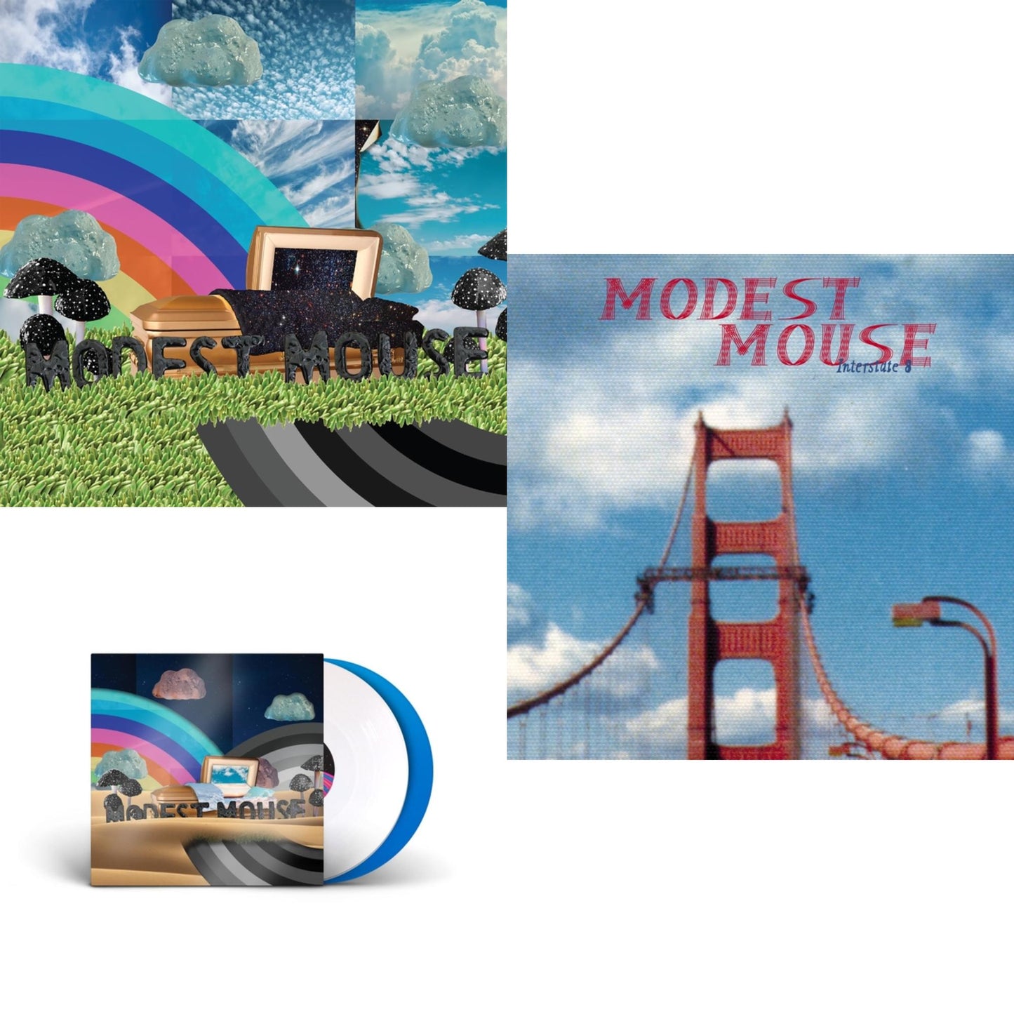 Golden Casket (X) (2LP) & Golden Casket (X) (Deluxe/Limited Edition/White & Sky Blue Vinyl/2LP) (I) & Interstate 8