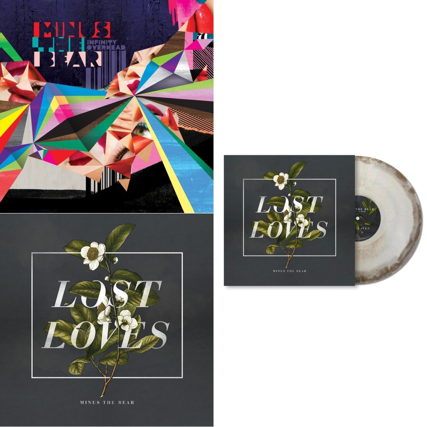 Infinity Overhead & Lost Loves (Gold & White Swirl LP Vinyl) & Lost Loves