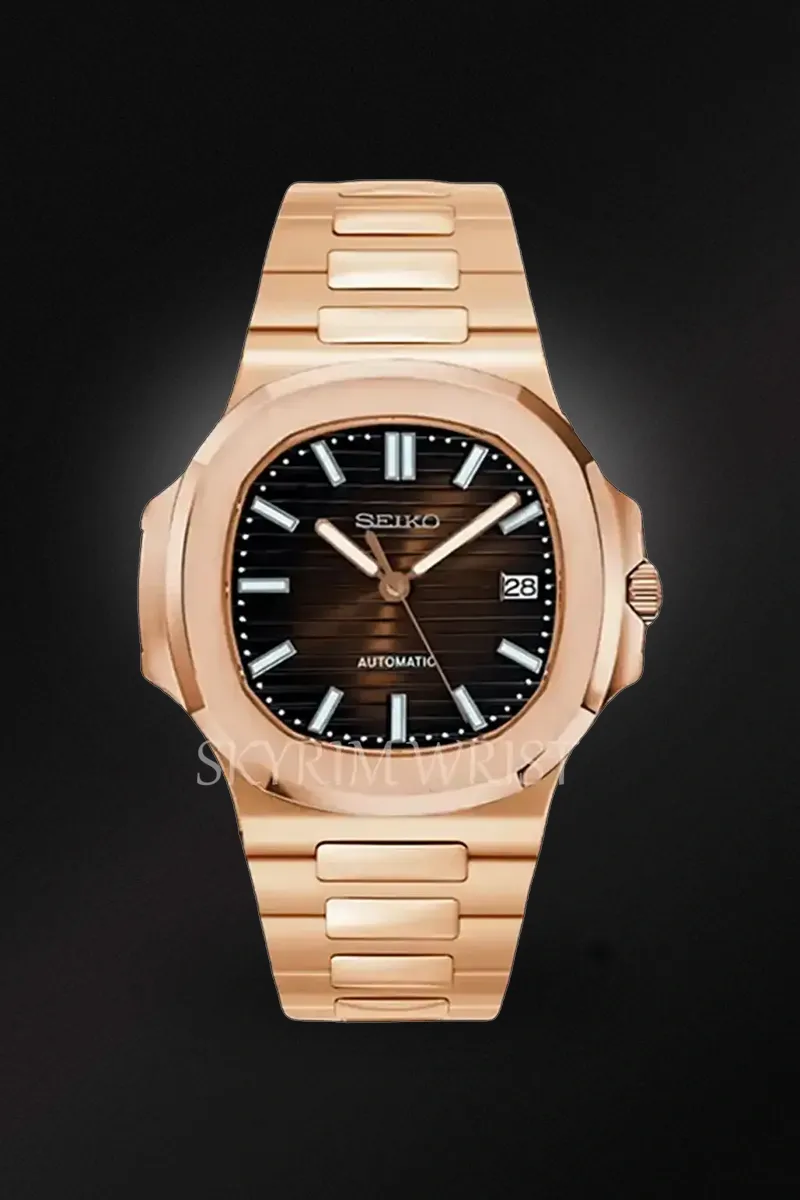 Mod Nautilus Rose Gold Brown