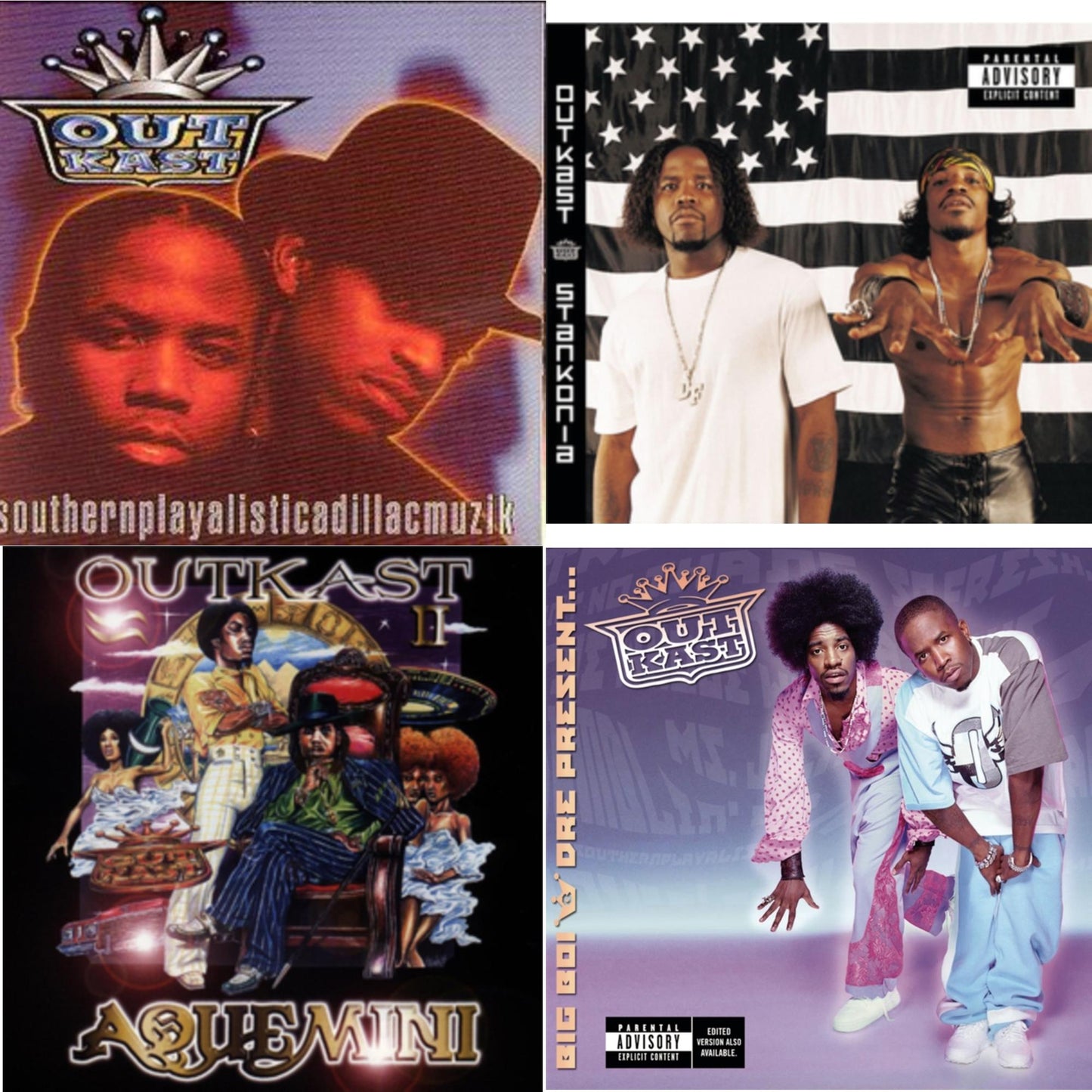 Southernplayalisticadillacmuzik & Aquemini & Stankonia & Big Boi & Dre Present Outkast (Explicit)