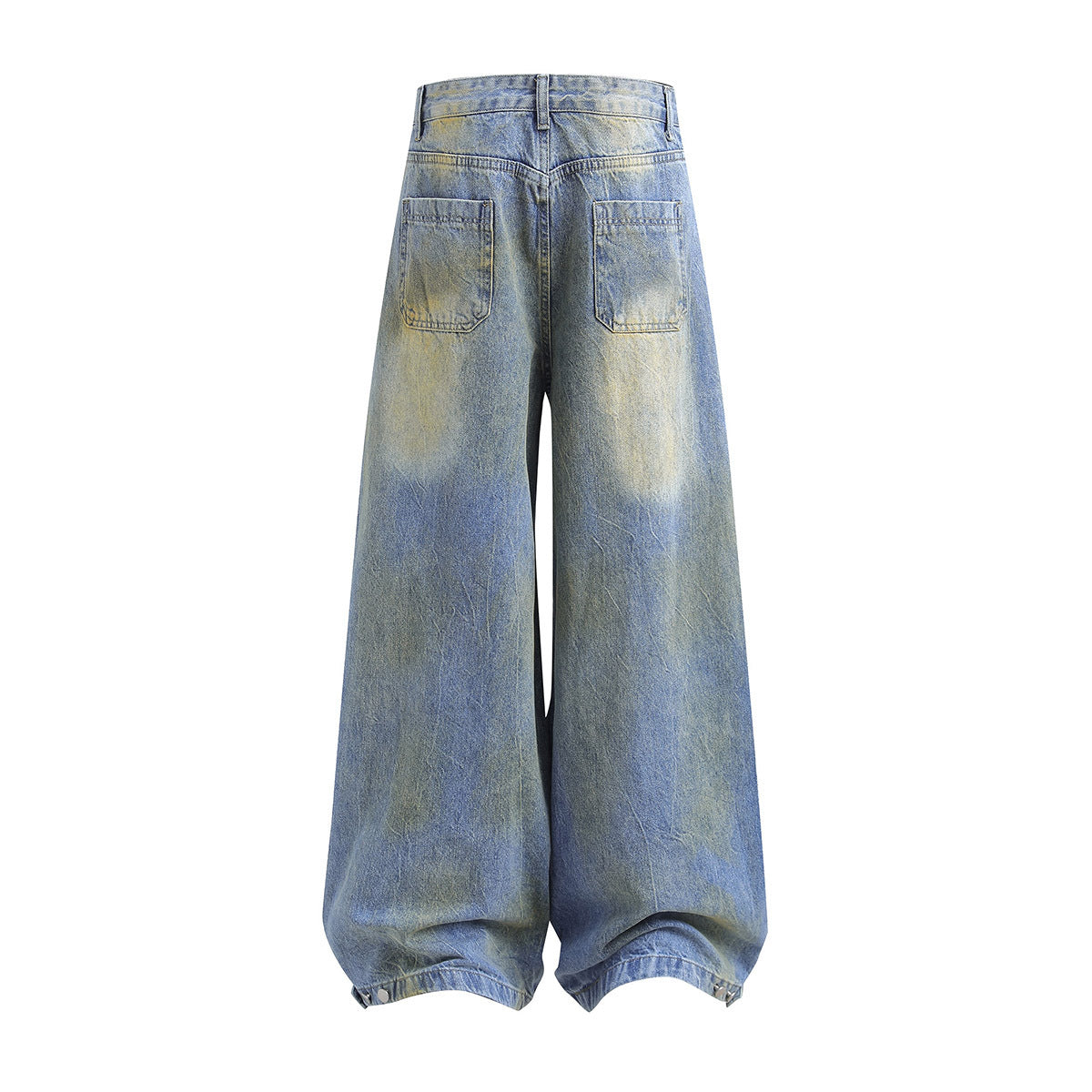 Fashion Brand Deconstruction Stitching Design Wide-leg Trousers