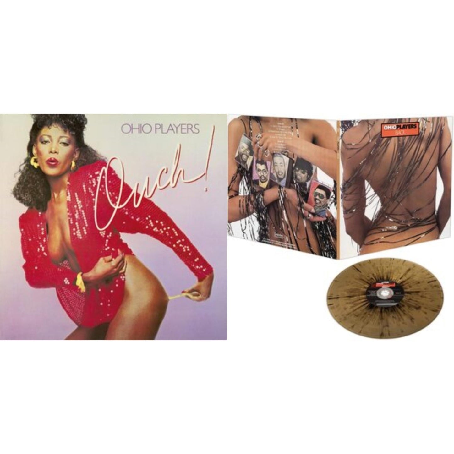 Ouch & Back (Black & Gold Splatter LP Vinyl)