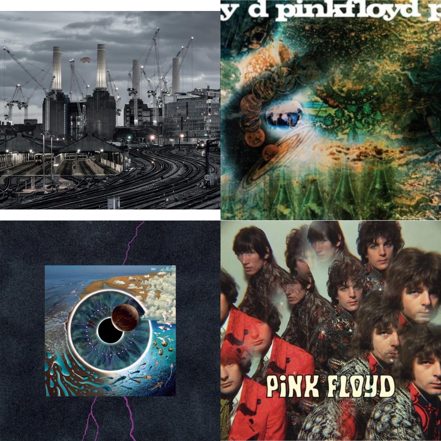 Animals (2018 Remix) (180G/LP/CD/Blu-Ray/DVD) & Piper At The Gates Of Dawn (Mono Version) & Saucerful Of Secrets (Mono/180G) & Pulse (180G/4LP/52 Pp Book)
