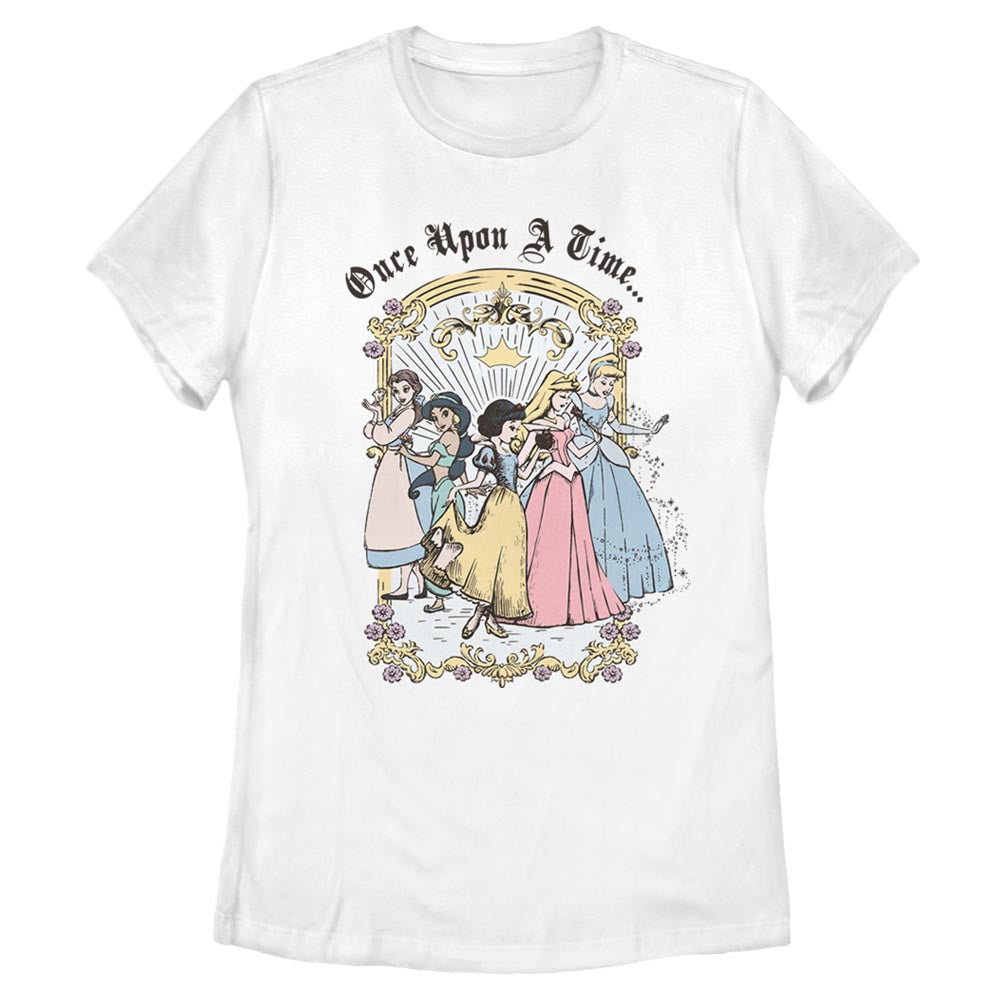 Disney Vintage Princess Group Womens T Shirt
