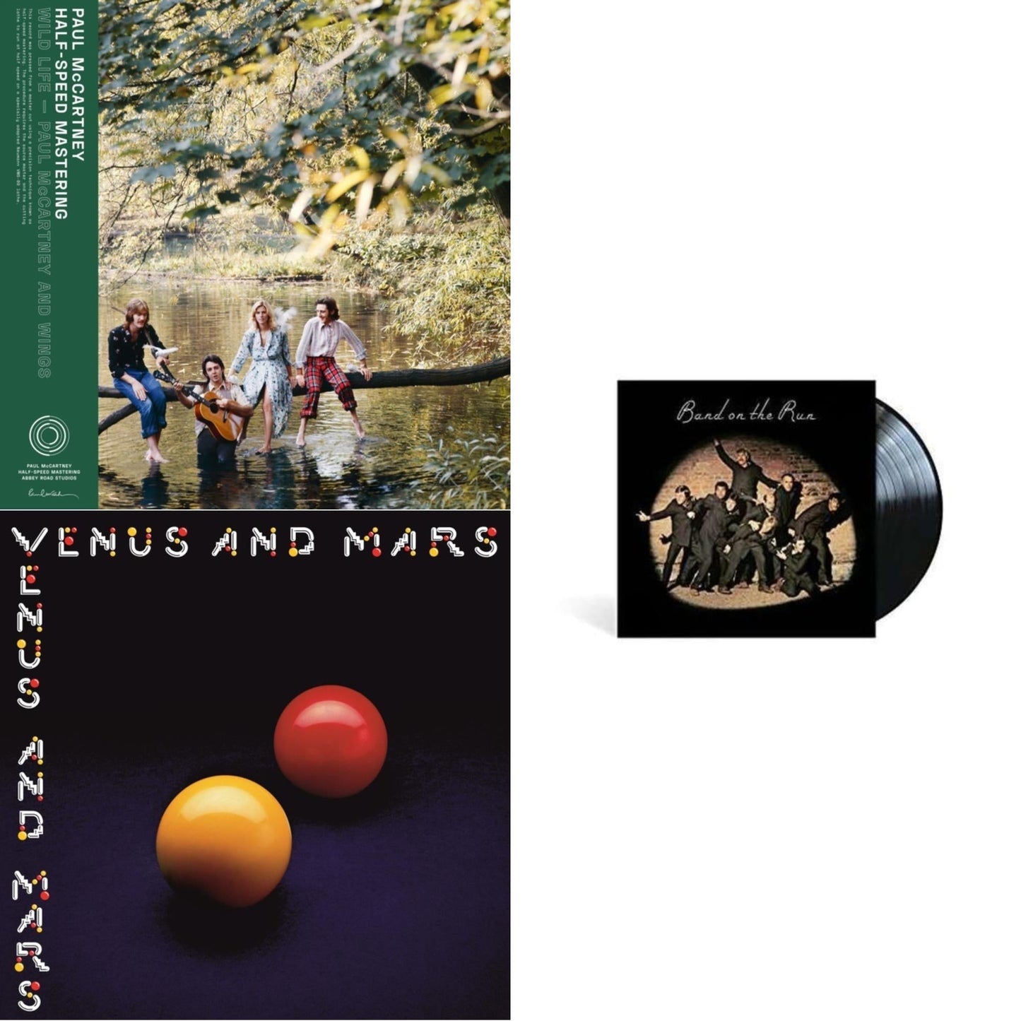 Wild Life (50Th Anniversary/Half-Speed Master) & Venus & Mars (50Th Anniversary) (180G/Half-Speed) & Band On The Run