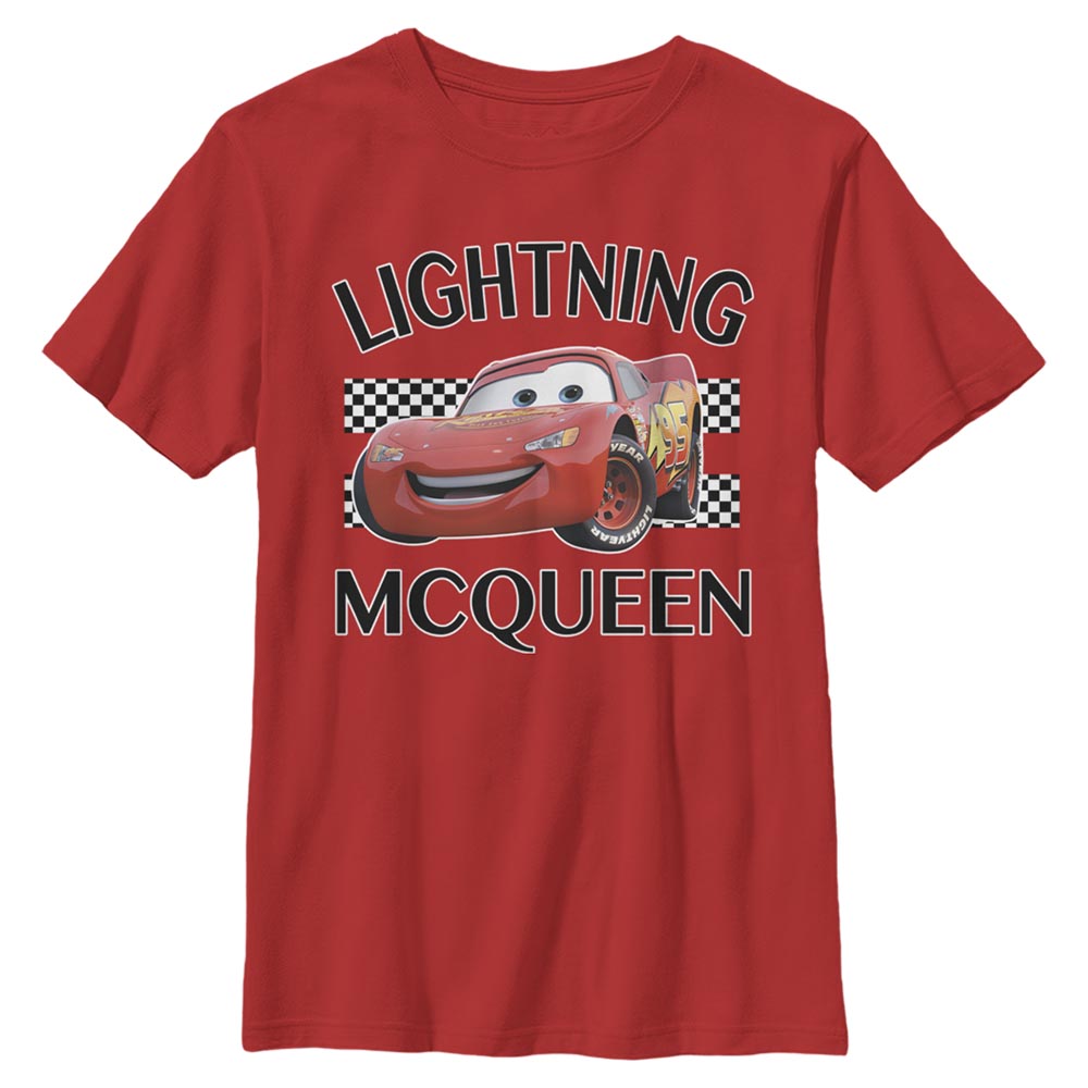 Pixar Lightning McQueen Boys Kids T Shirt