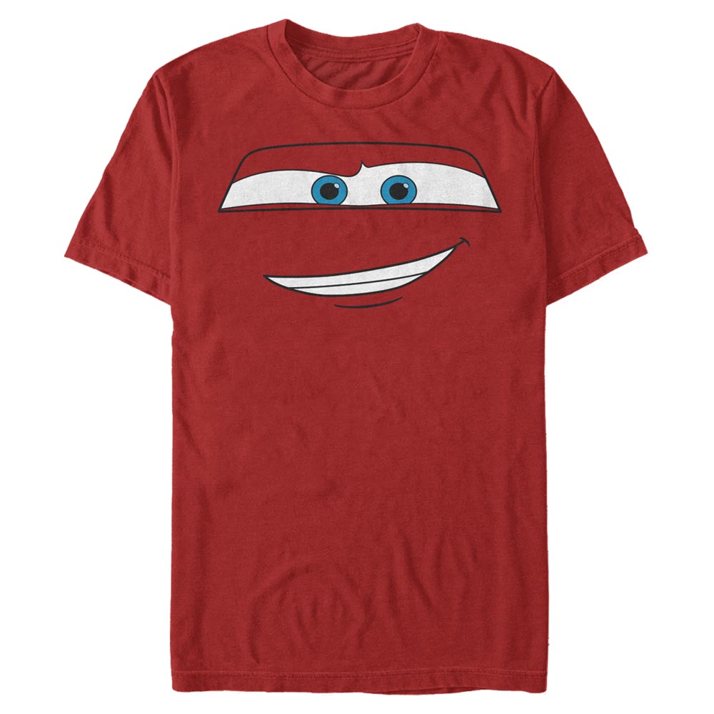Pixar McQueen Big Face Mens T Shirt