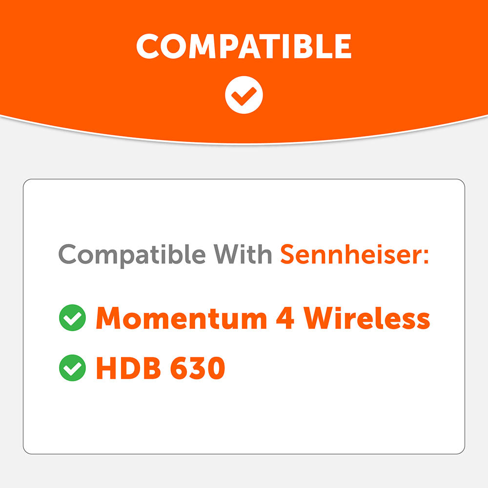 Sennheiser Momentum 4 & HDB 630 Earpads - WC PadZ Momentum 4 & HDB 630