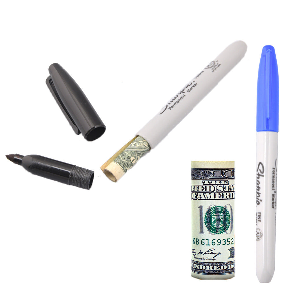 Fake Pen Diversion Safe - Realistic Pen with Secret Compartments to Stash Valuable Items