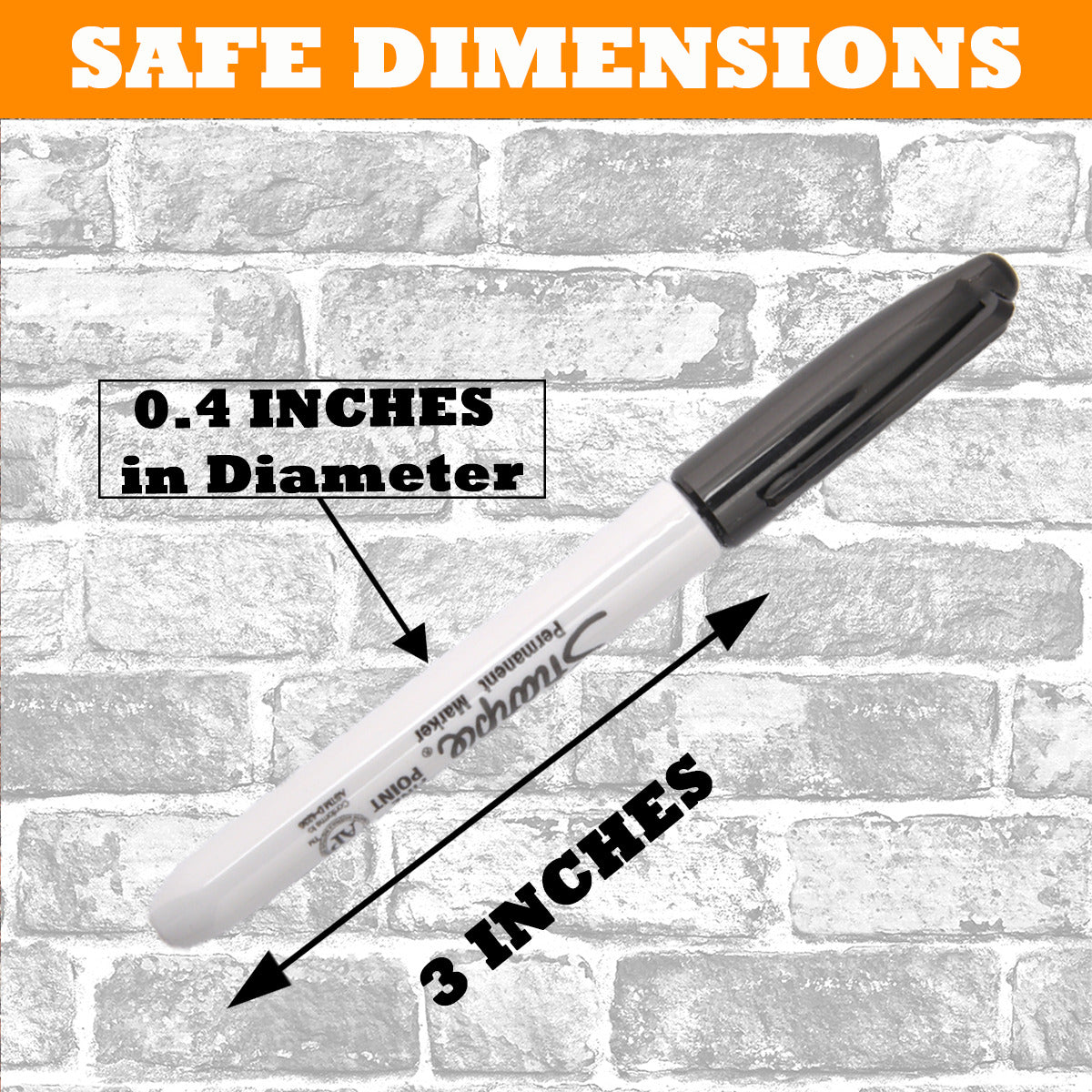 Fake Pen Diversion Safe (2 Pack) - Discreet Diversion Safe Ideas of Pen with Secret Compartments
