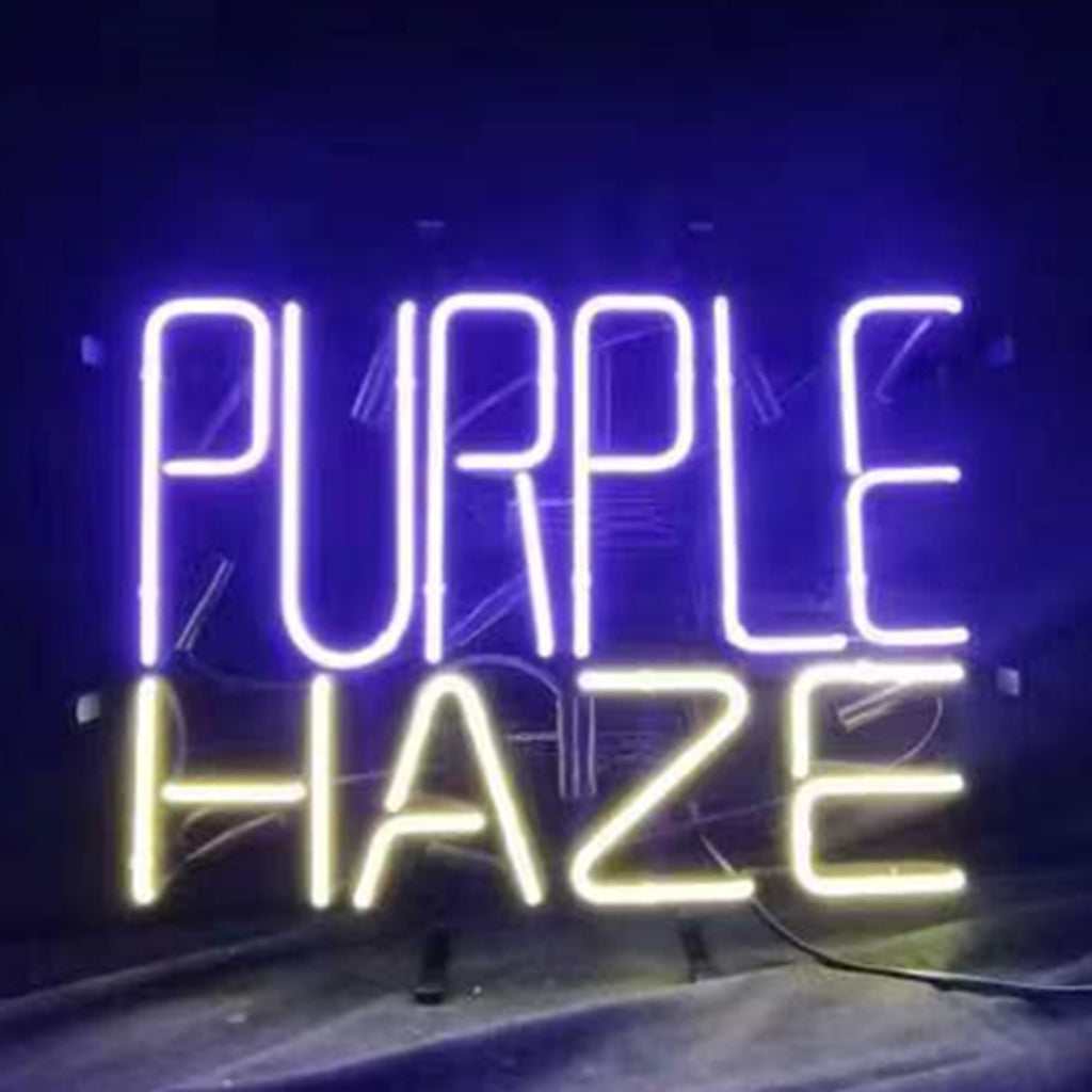 Purple Haze Beer Neon Sign Light