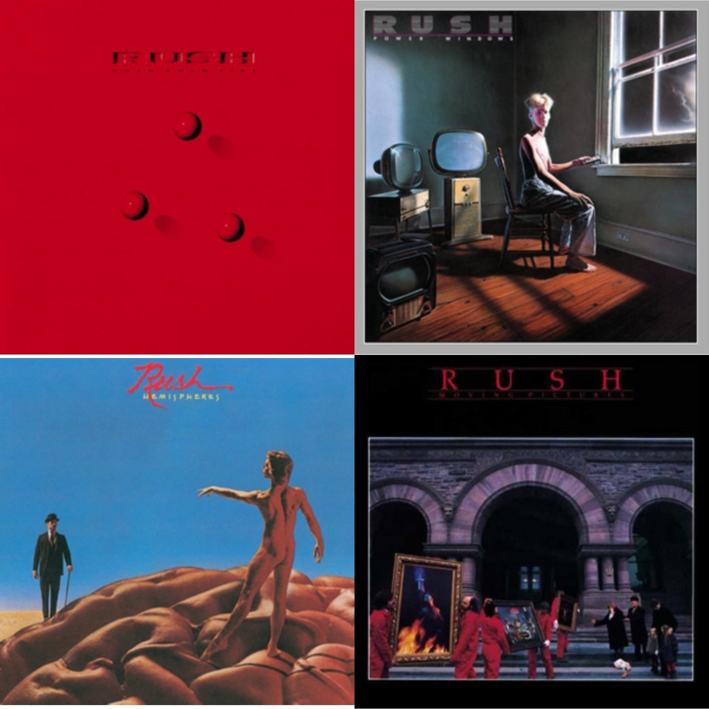 Hemispheres (180G) & Moving Pictures (180G LP Vinyl/Dl Card) & Power Windows (180G) & Hold Your Fire (180G)