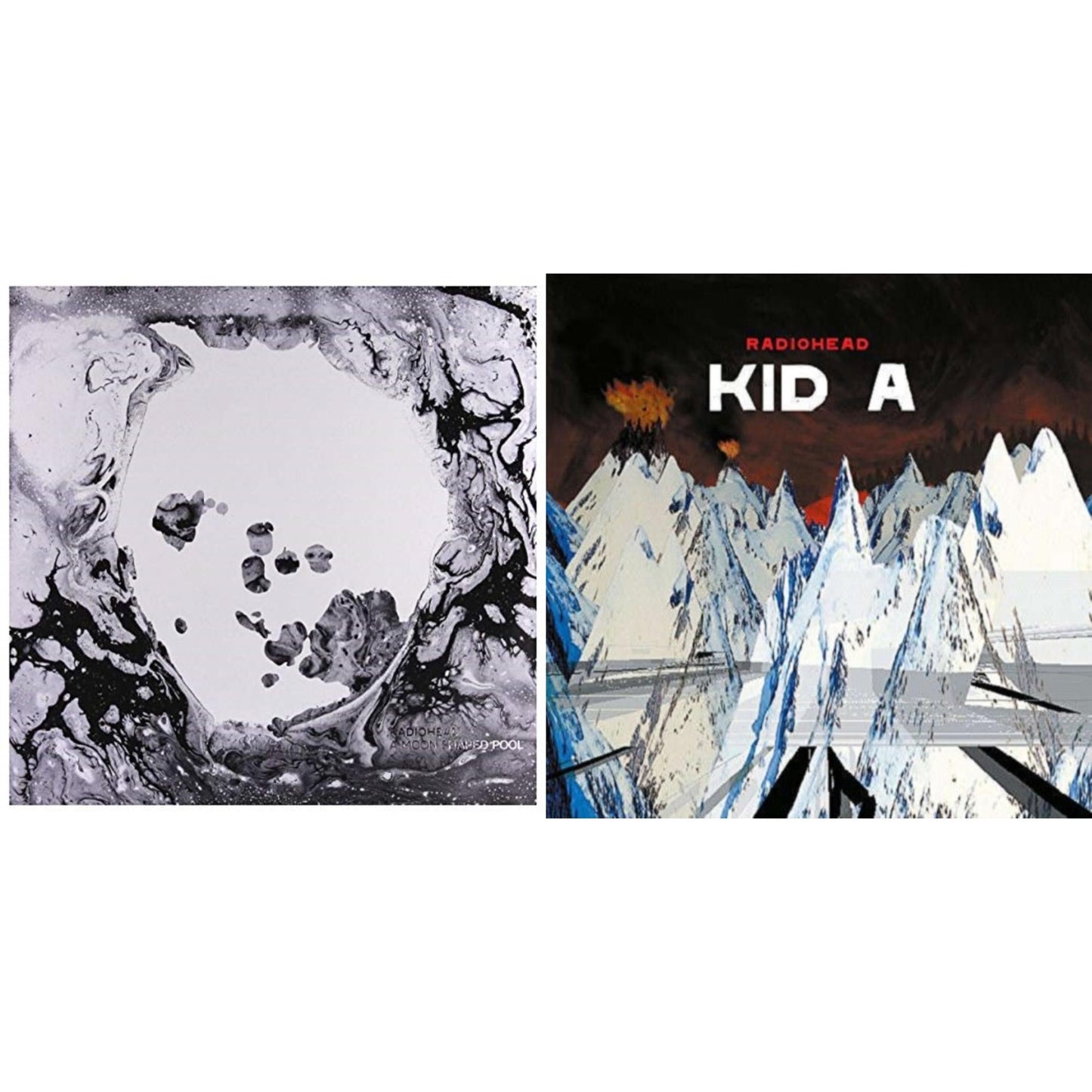 Kid A (2LP/180G) & Moon Shaped Pool (Foil Gatefold Cover)
