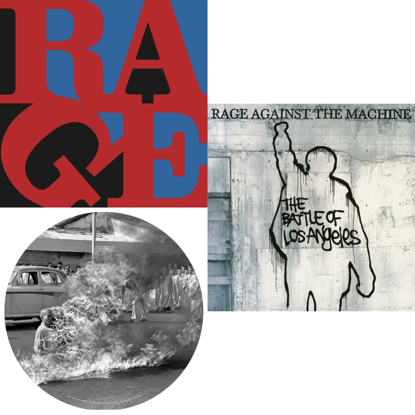Renegades (180G LP Vinyl) & Battle Of Los Angeles (180G LP Vinyl) & Rage Against The Machine (X) (Picture Disc)