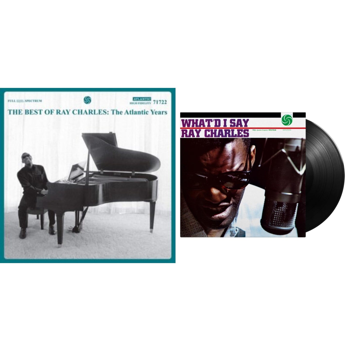 Best Of Ray Charles: The Atlantic Years (2LP/White Vinyl) & What'd I Say (180G)