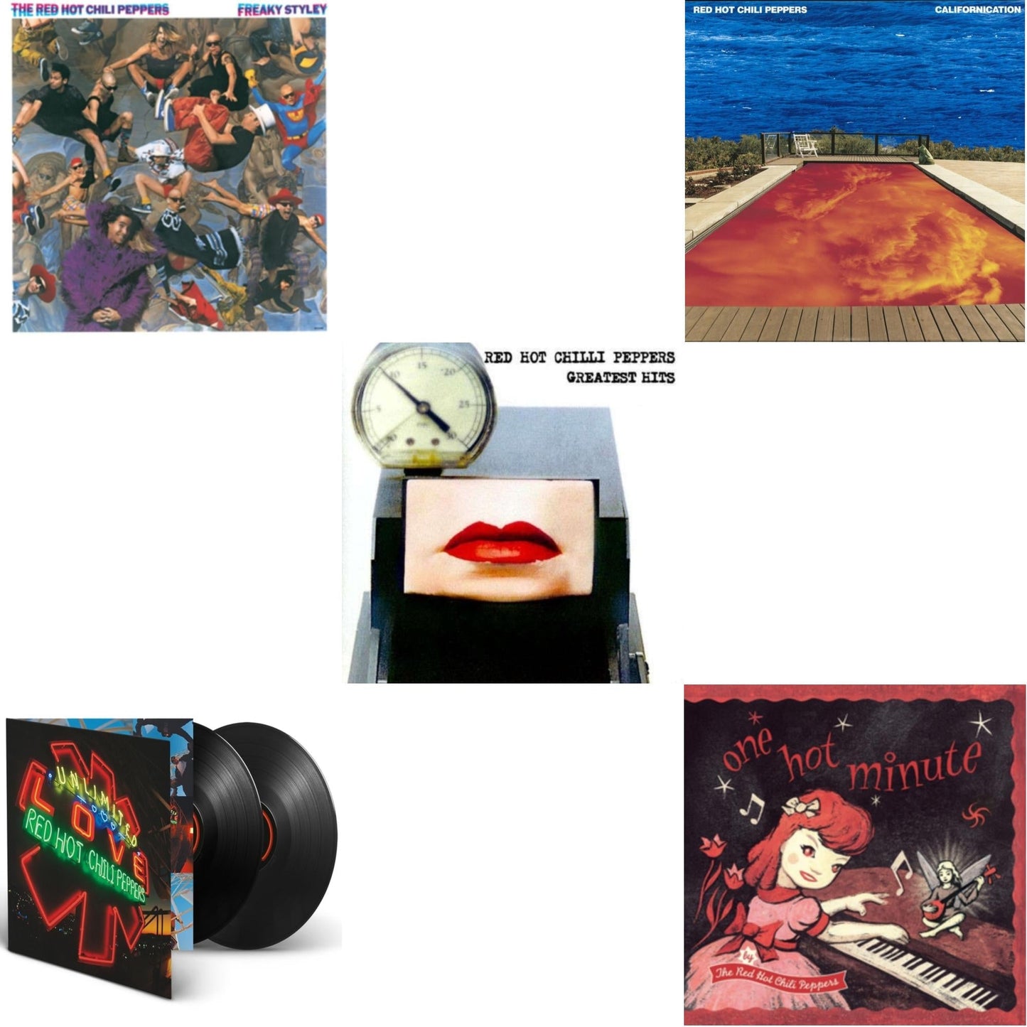 Californication (2LP/180G) & Greatest Hits (X) & Unlimited Love (Deluxe/2LP) & One Hot Minute & Freaky Styley