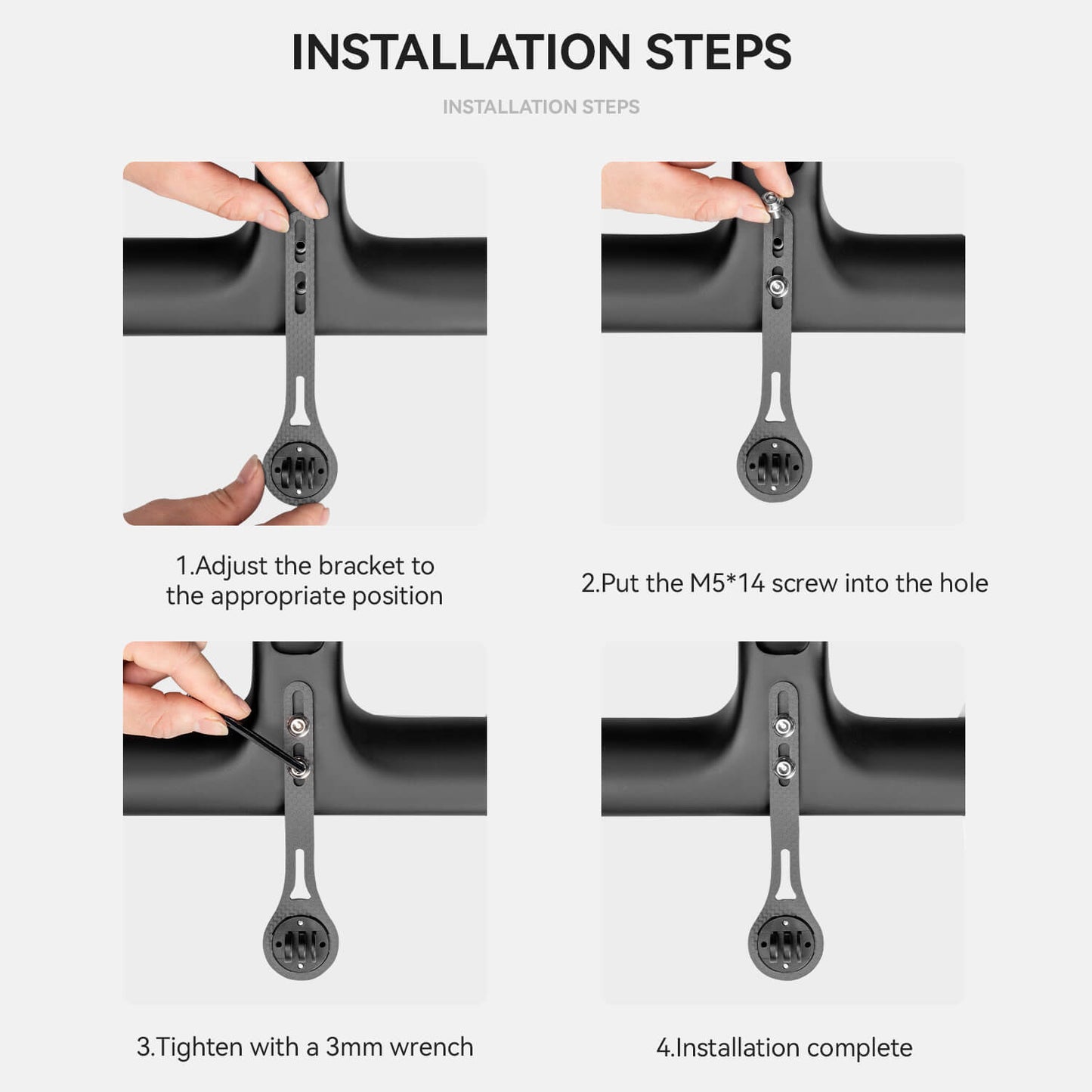 ROCKBROS Bicyle Computer Stand Handlebar Extension Bracket