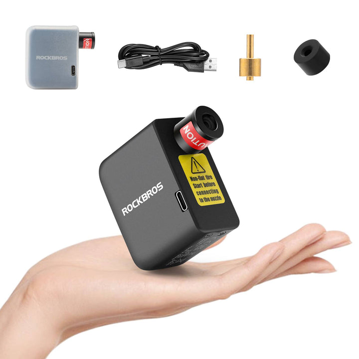 ROCKBROS AS1 Mini Electric Bike Tire Pump 100PSI