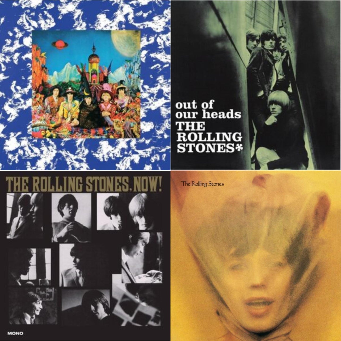 Their Satanic Majesties Request & Out Of Our Heads (Uk) & Rolling Stones, Now! & Goats Head Soup (2LP 2020 Deluxe Edition)