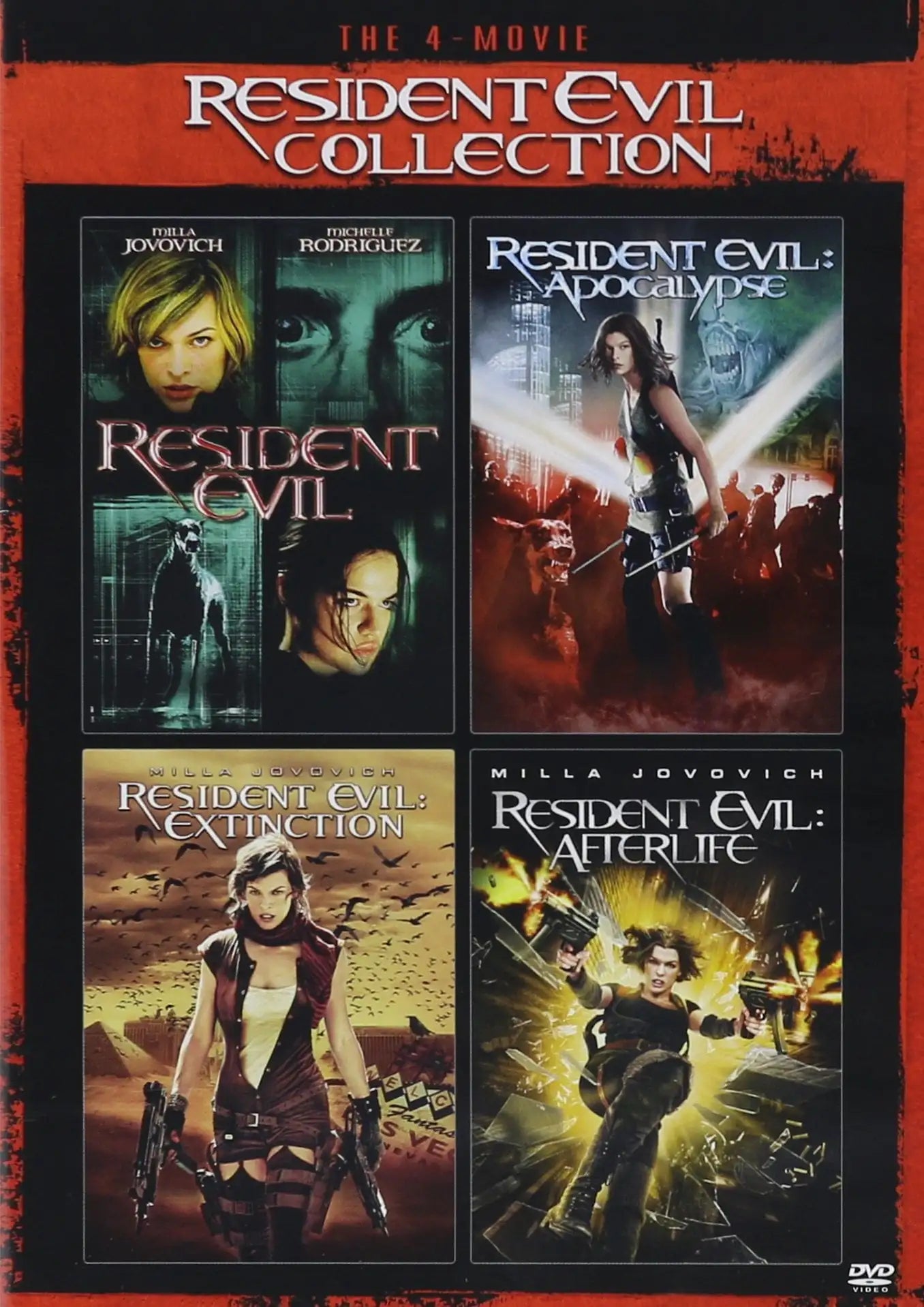 Resident Evil Collection: The 4 Movie (DVD Sony Pictures)