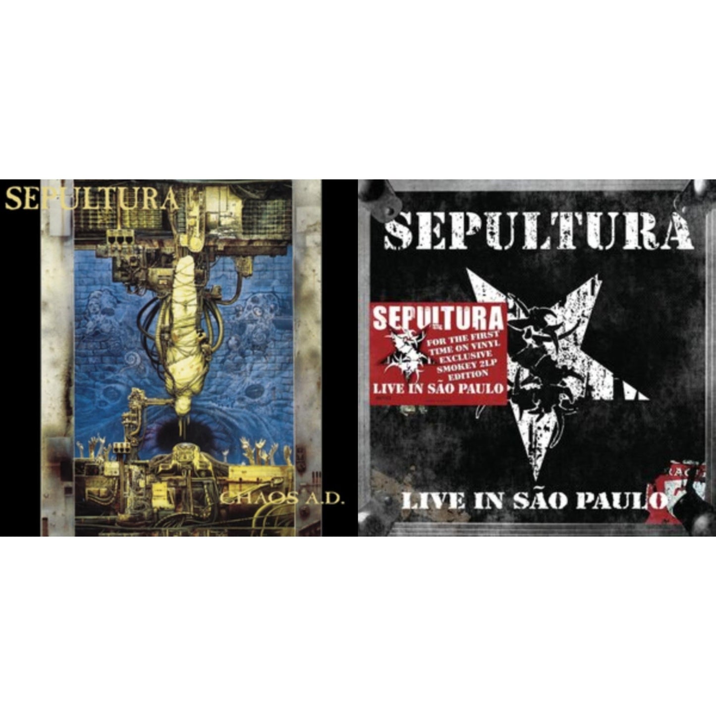 Chaos A.D. (Expanded Edition/2LP) & Live In Sao Paulo (2LP)
