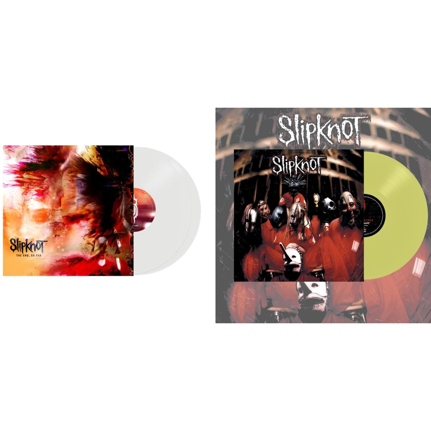 End, So Far (Clear Vinyl/2LP) & Slipknot (Lemon LP Vinyl)