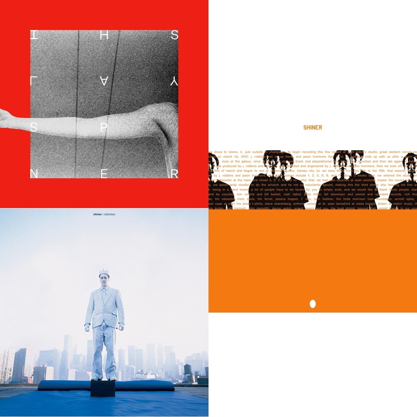Splay (Transparent Red LP Vinyl) & Starless (Transparent Blue LP Vinyl) & Egg (Orange LP Vinyl)