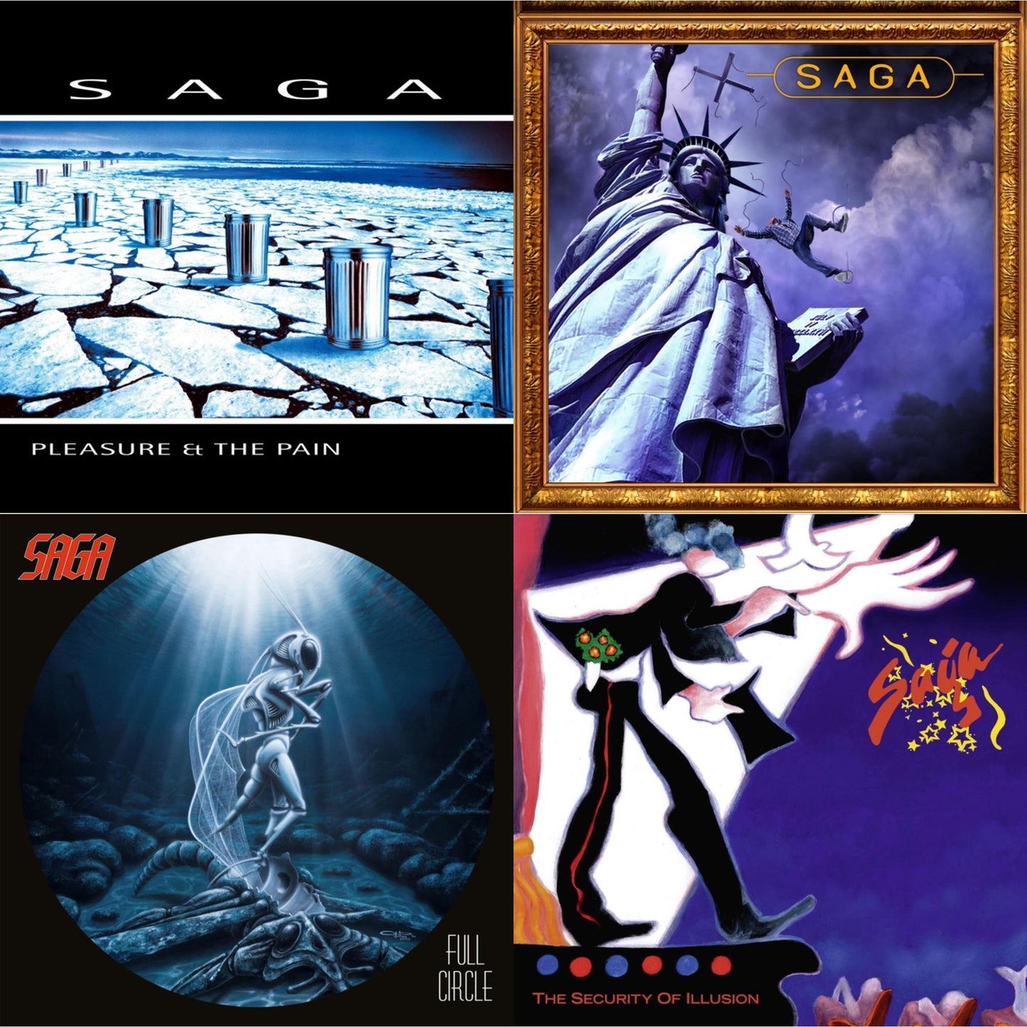 Security Of Illusion (180G/Remastered) & Generation 13 (2LP) & Pleasure & The Pain & Full Circle (2021 Reissue)