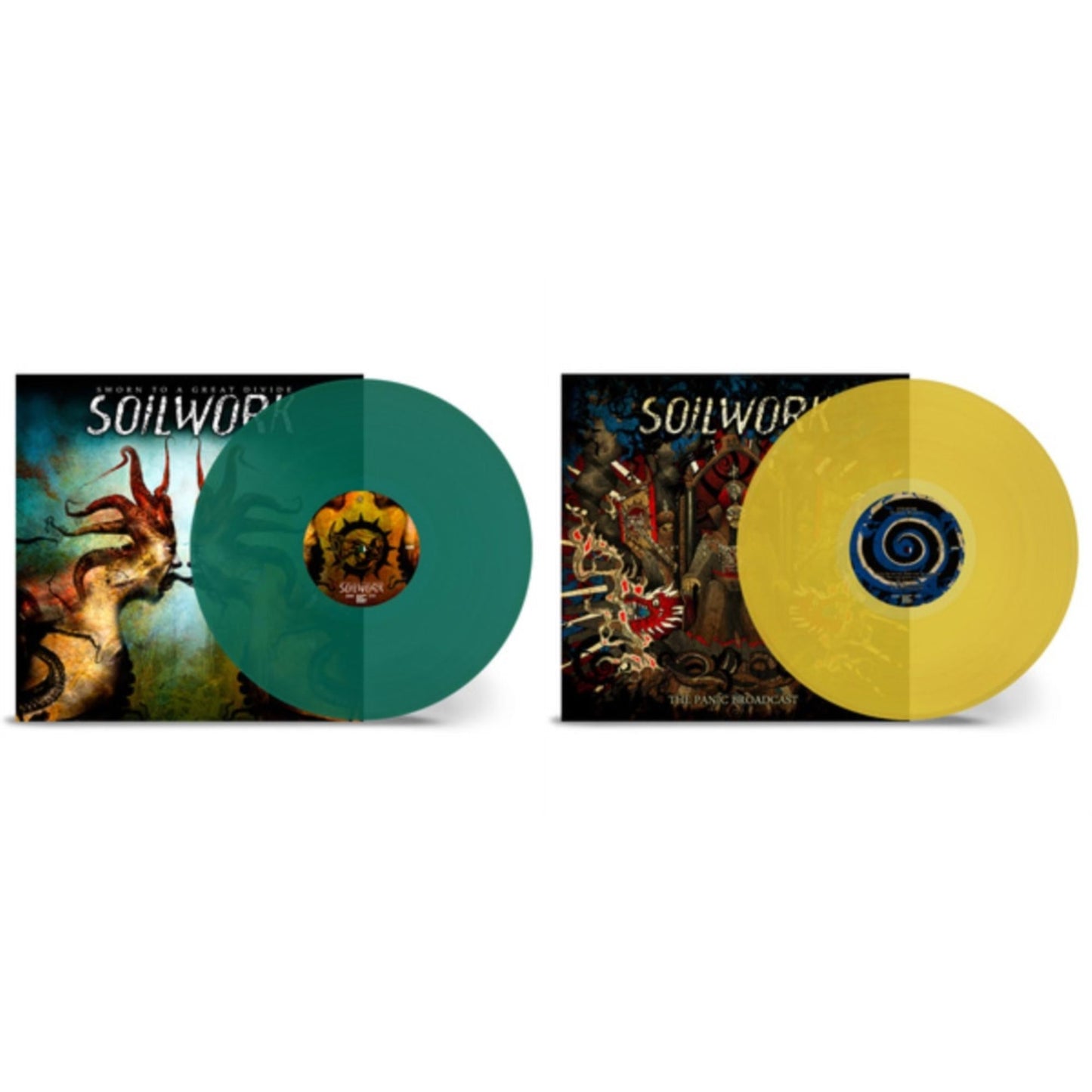 Sworn To A Great Divide (Trans Green LP Vinyl) & Panic Broadcast (Yellow Tint LP Vinyl)