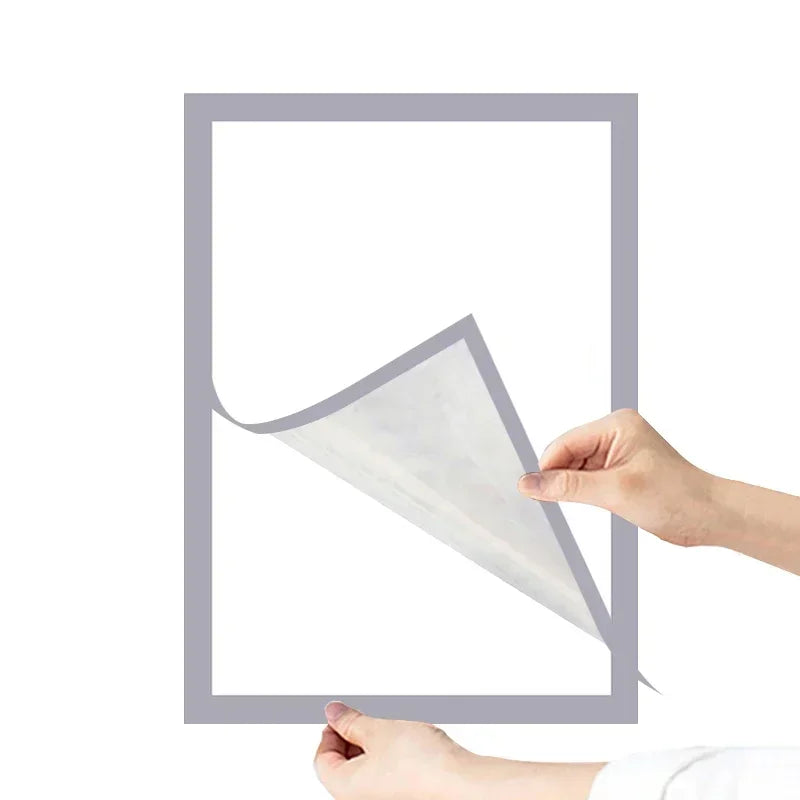 A4/A5/A6 Black Magnetic Photo Frame Publicity Column Advertising Column Self Adhesive Soft Poster Frame Certificate Folder