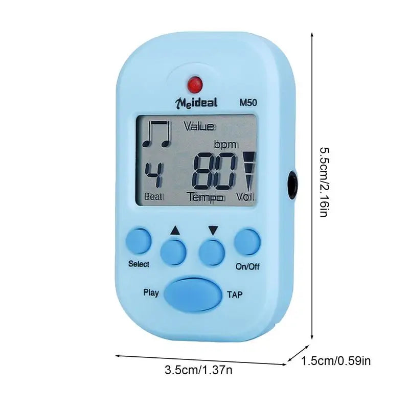 RageRhythm LCD Digital Metronome – High Precision Tempo Trainer with Headphone Jack, Volume Control & 10-Beat Settings for Piano, Guitar & Studio Practice - Premium metronome from dsers - Just $19.99! Shop now at Lizard Vigilante