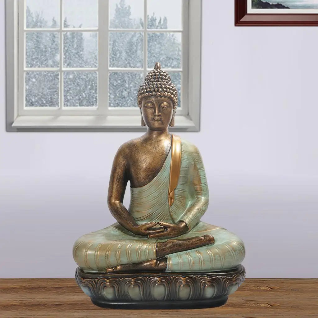 Outdoor Buddha Ornament Statue Sculpture for Home Garden Porch Outdoor