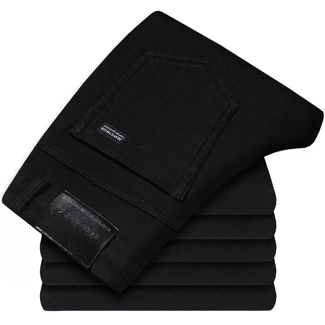 Smart Blue Denim – Straight-Leg Stretch Jeans for Men Who Don’t Do Dress Codes