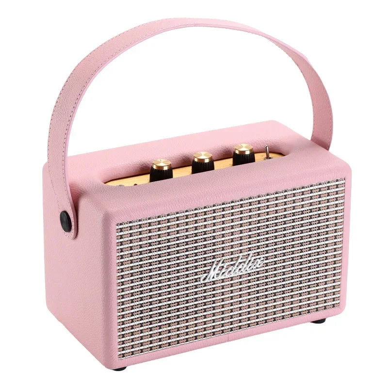 🔊 KEEGAR BloodRiff Retro Bluetooth Speaker — 200W Wooden Portable Sound Beast with Hi-Res Stereo for Rockers, Rebels & Road Dogs