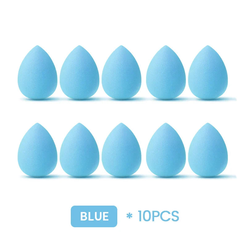 IMAGIC 10Pcs/Kit Makeup Sponge Set Soft Colorful Cosmetic Puff Powder Foundation Beauty Tool Wholesale Women Beauty Makeup Tool