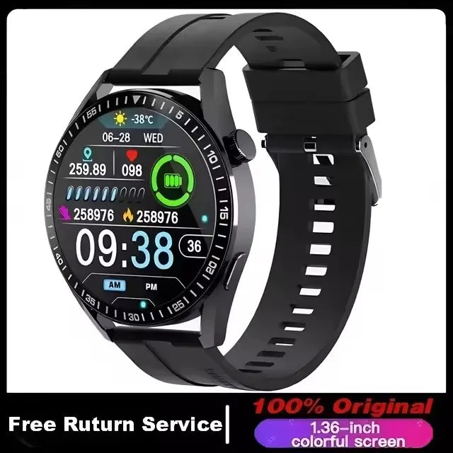 Quantum Vigilante Core: 420x420 AMOLED Smart Watch for Bluetooth Calls & Bio-Metric Domination