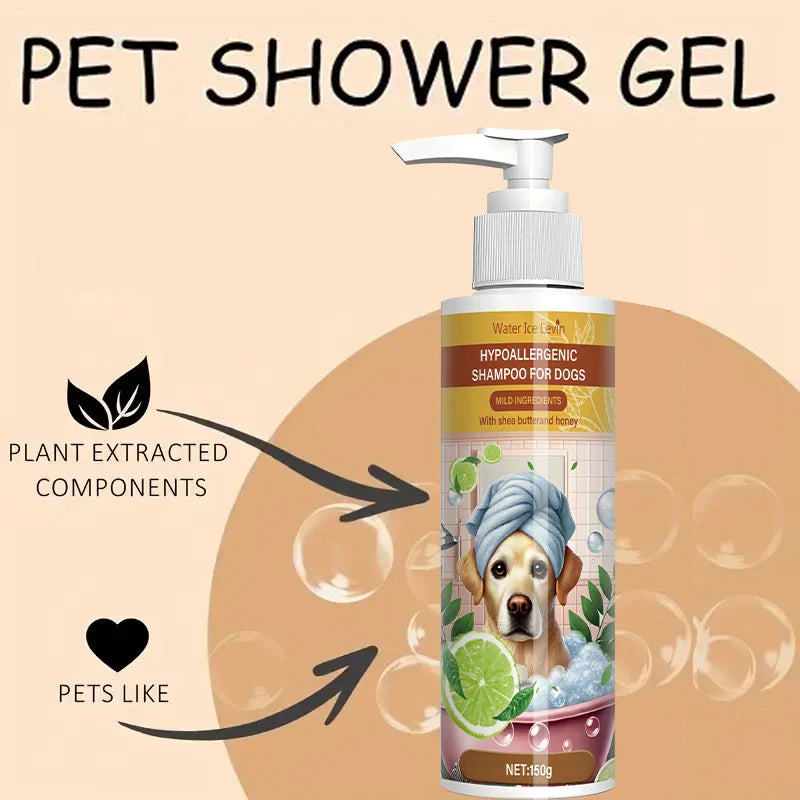 Pet Shampoo - Neutral Deep Cleansing Pet Bathing with Fresh Fragrance, Moisturizing, Removing Odor, Suitable for Cats and Dogs, Keeping Clean Hair, Smooth and Shiny