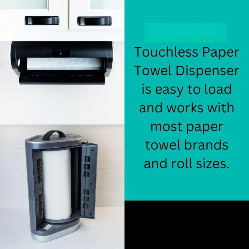 Automatic Paper Towel Dispenser – Touchless, Works with Most Brands & Sizes