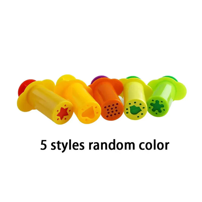 Dough Extruders Plasticine Molds Children DIY Handcraft Toys Accessories Multiple Shapes Model Play Dough Tools Kit Kids Gifts