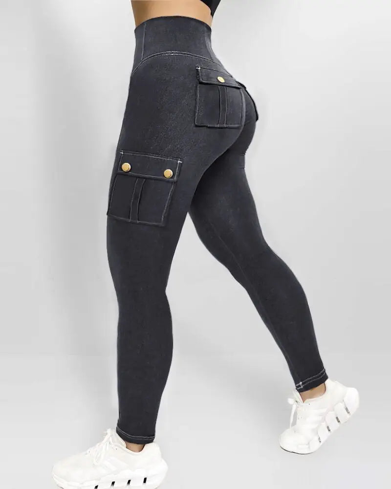 Sky-High Confidence Skinny Jeans – High-Waist, Sleek, and Effortlessly Chic - Premium jeans from Lizard Vigilante - Just $7.99! Shop now at Lizard Vigilante