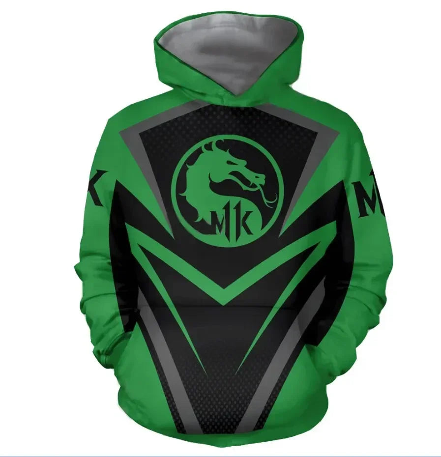 Shadow Fatality Streetwear Hoodie – Mortal Kombat 3D Game Edition