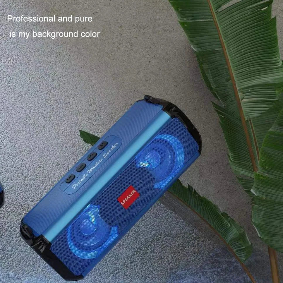 Portable Bluetooth Speaker with Hi Res Audio Extended Bass and Treble Wireless HiFi High Quality Super Volume Speakers