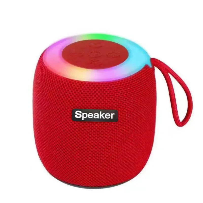 Outdoor portable wireless Bluetooth speaker, subwoofer, car and home with colorful lights, atmospheric small mini speaker